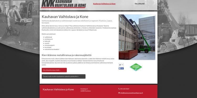 Kauhavan Vaihtolava ja Kone