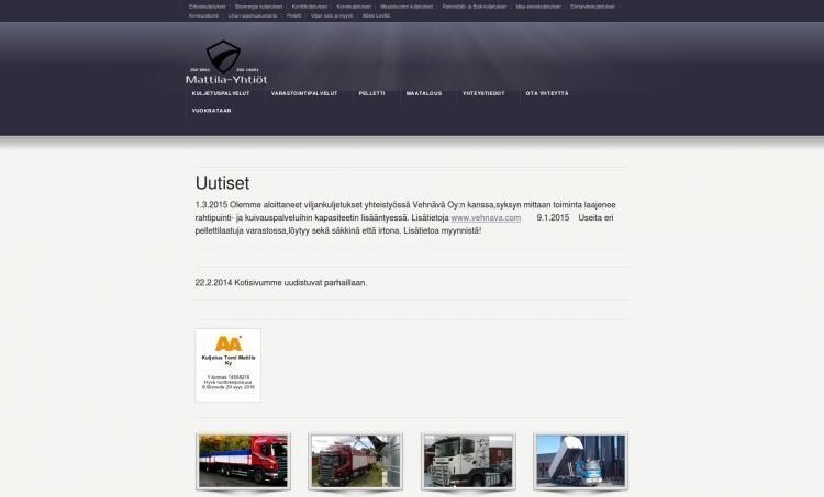 Kuljetus Mattila Tomi Ky